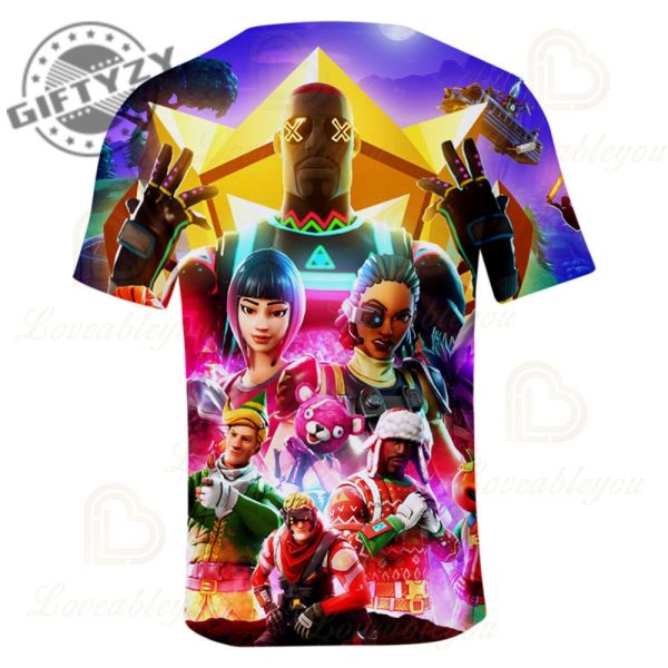 Fortnite Battle Royale Game Gift For Fan 3D All Over Printed Shirt Hoodie Sweatshirt giftyzy.com 3
