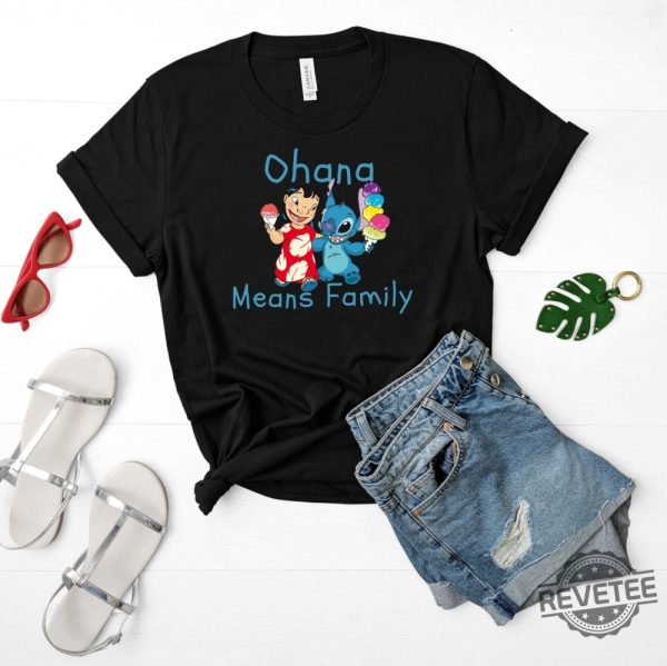 Lily And Stitch Ohana Means Family Shirt Best Unique Hoodie Long Sleeve Tank Top revetee.com 1