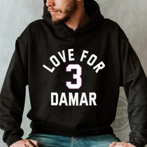 Love For 3 Damar Hamlin Shirt trendingnowe.com 3