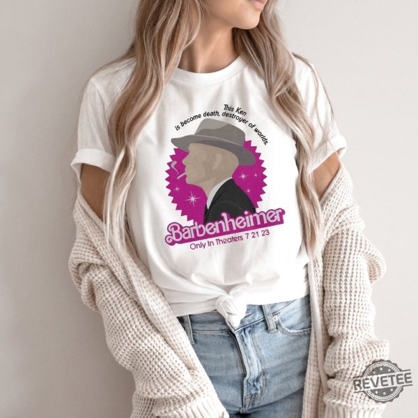 Barbie Oppenheimer Shirt Barbenheimer Unique Hoodie Long Sleeve Tank Top Mug revetee.com 1