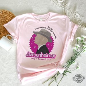 Barbie Oppenheimer Shirt Barbenheimer Unique Hoodie Long Sleeve Tank Top Mug revetee.com 4