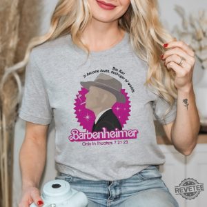 Barbie Oppenheimer Shirt Barbenheimer Unique Hoodie Long Sleeve Tank Top Mug revetee.com 5