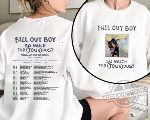 Fall Out Boy 2023 Tour Shirt So Much For Stardust Tour Shirt trendingnowe.com 2