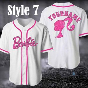 come on barbie baseball jersey shirt custom name barbie jersey shirt come on barbie lets go party shirt laughinks.com 7