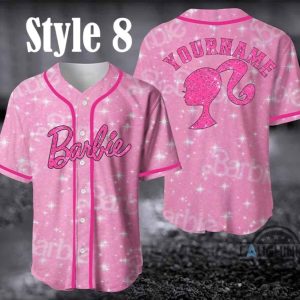 come on barbie baseball jersey shirt custom name barbie jersey shirt come on barbie lets go party shirt laughinks.com 8