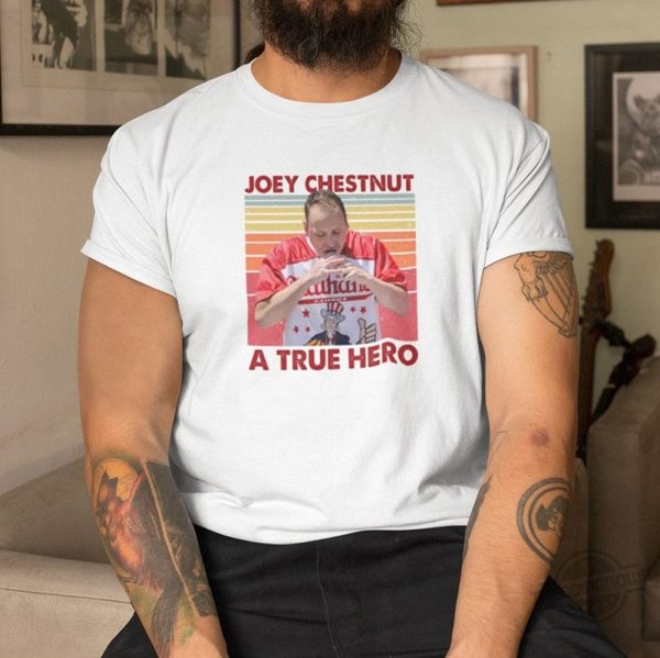 Joey Chestnut A True Hero Shirt trendingnowe.com 1 1