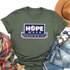 Yankees Hope Week Helping Others Persevere And Excel Shirt trendingnowe.com 3