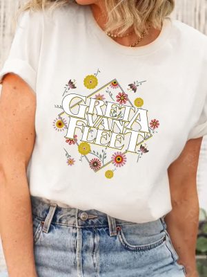 Greta Van Fleet Shirt Greta Van Fleet Merch Dream In Gold Tour 2023 Tshirt Hoodie Mug revetee.com 2