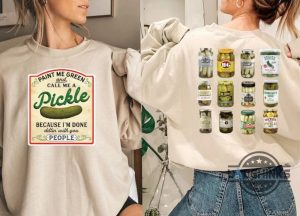 vintage canned pickle jar sweatshirt hoodie t shirt i love pickles sweatshirt canning season tshirt laughinks.com 1