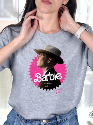 Barbie Oppenheimer Shirt Best Unique Gift Hoodie Long Sleeve Mug Sweatshirt revetee.com 4