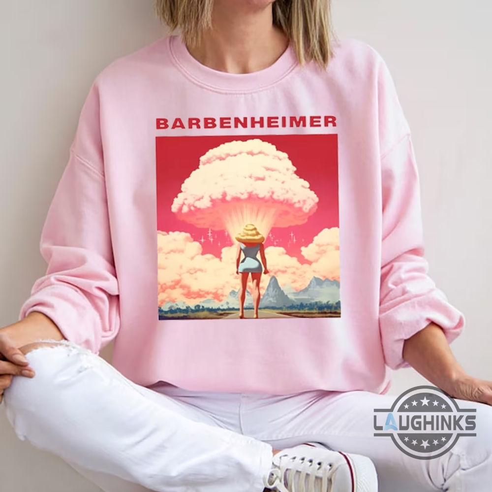 Barbenheimer Memes Shirt Womens Mens Kids Barbenheimer Movie Shirt Barbie Oppenheimer Memes