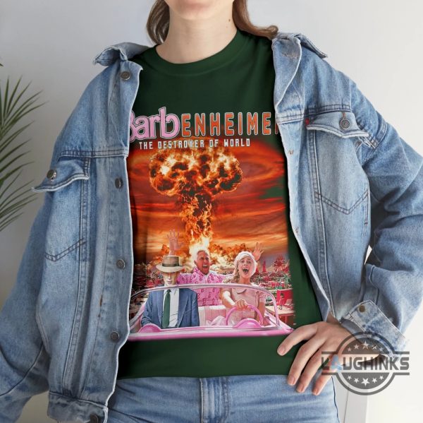 now i am become death the destroyer of worlds barbenheimer shirt