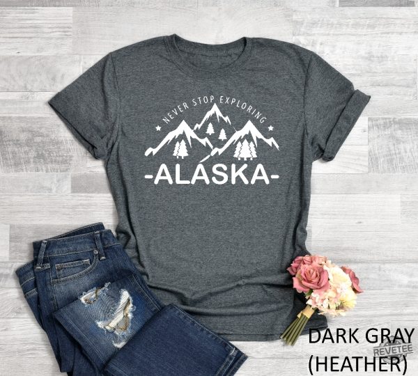 Alaska Shirt Gift From Alaska Best Gift Unique Hoodie Long Sleeve Sweatshirt Mug revetee.com 4