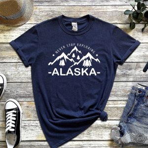 Alaska Shirt Gift From Alaska Best Gift Unique Hoodie Long Sleeve Sweatshirt Mug revetee.com 5