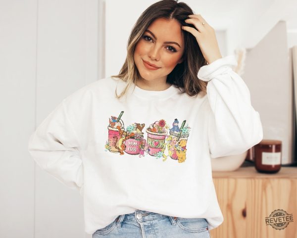Disney Winnie The Pooh Love Coffee Shirt Best Unique Hoodie Long Sleeve Sweatshirt revetee.com 2