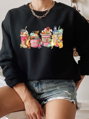 Disney Winnie The Pooh Love Coffee Shirt Best Unique Hoodie Long Sleeve Sweatshirt revetee.com 3