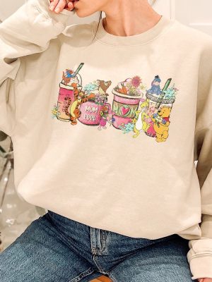 Disney Winnie The Pooh Love Coffee Shirt Best Unique Hoodie Long Sleeve Sweatshirt revetee.com 4