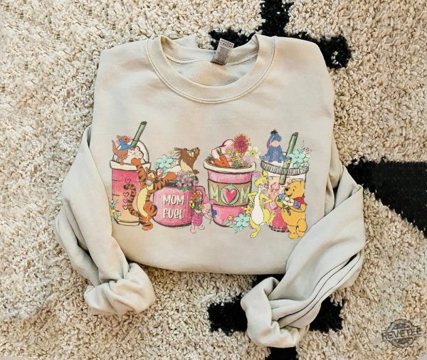 Disney Winnie The Pooh Love Coffee Shirt Best Unique Hoodie Long Sleeve Sweatshirt revetee.com 5