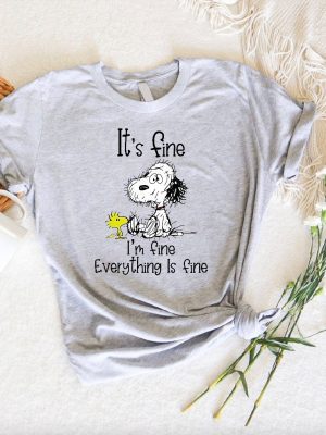 Its Fine Snoopy Shirt Im Fine Everything Is Fine Shirt Best Unique Hoodie Sweatshirt Mug revetee.com 2