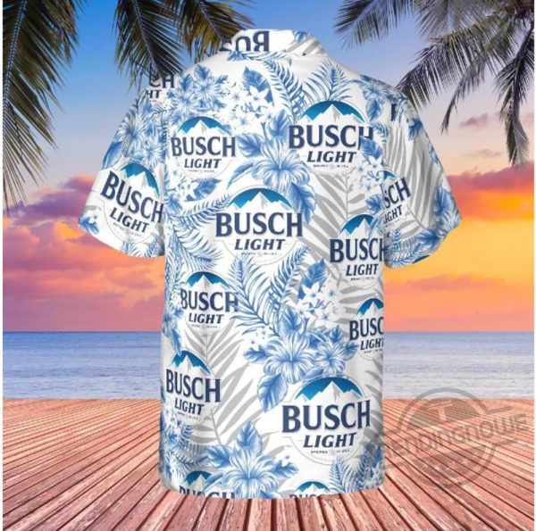 Busch Light Hawaiian Shirt Busch Latte Beer Button Up Hawaiian Shirt trendingnowe.com 3