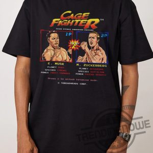 Cage Fighter Elon Vs Zuckerberg Shirt trendingnowe.com 3