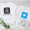 Threads Instagram App Logo Shirt Team Threads Shirt Team Twitter Shirt trendingnowe.com 1