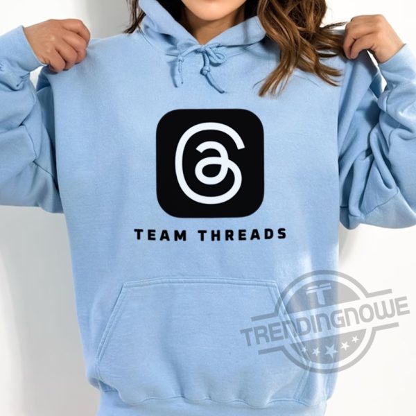 Threads Instagram App Logo Shirt Team Threads Shirt Team Twitter Shirt trendingnowe.com 4