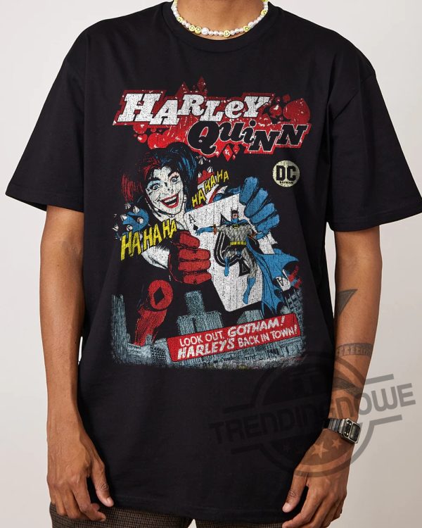 Harley Quinns Back In Town Shirt trendingnowe.com 1