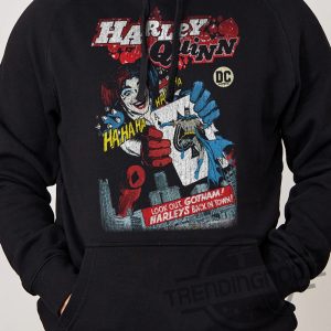 Harley Quinns Back In Town Shirt trendingnowe.com 2