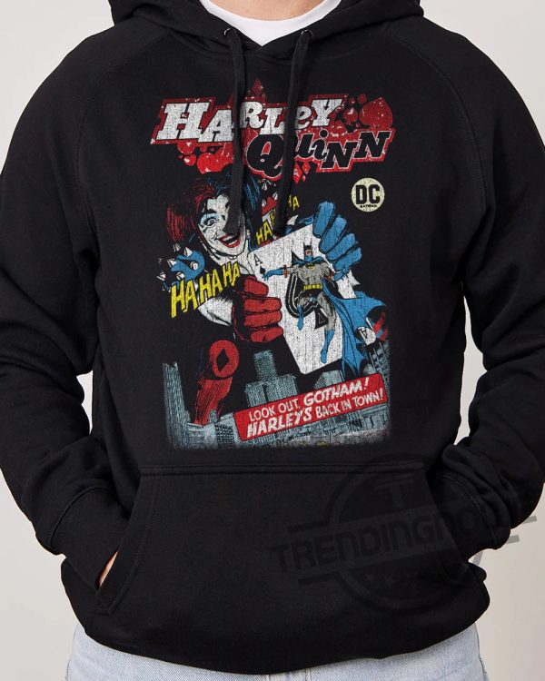 Harley Quinns Back In Town Shirt trendingnowe.com 2