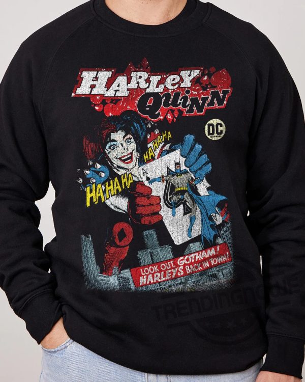 Harley Quinns Back In Town Shirt trendingnowe.com 3