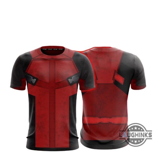 new deadpool 3 costume cosplay outfit 3d all over printed hoodie tshirt sweatshirt sweatpants suits laughinks.com 1