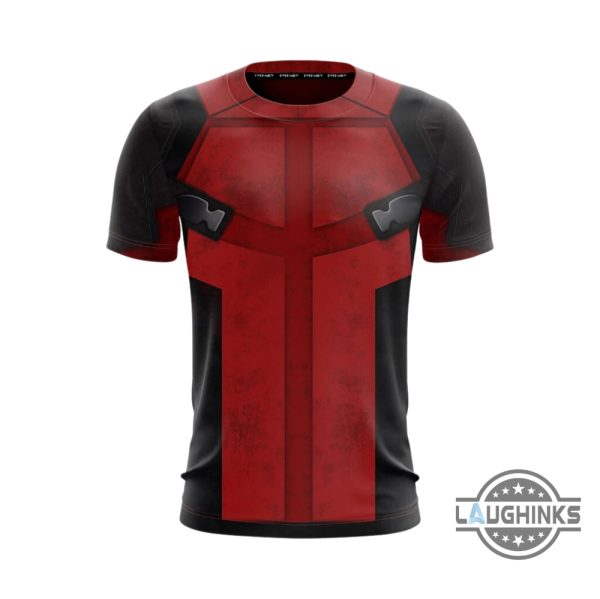 new deadpool 3 costume cosplay outfit 3d all over printed hoodie tshirt sweatshirt sweatpants suits laughinks.com 2