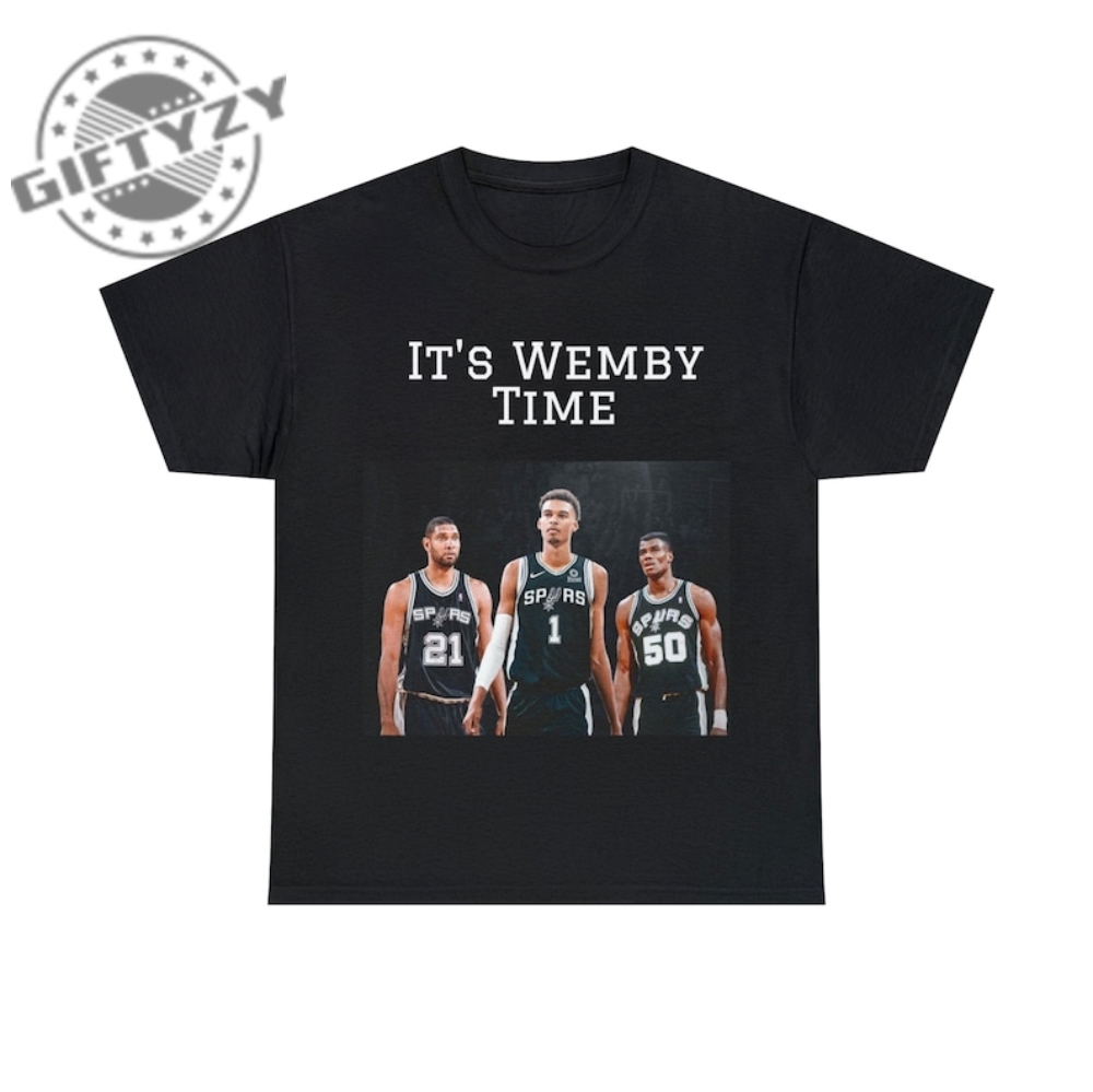 Its Wemby Time Spurs Victor Wembanyama Tshirt Hoodie Sweatshirt Mug giftyzy.com 1