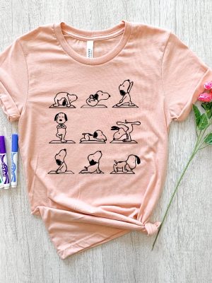 Yoga Snoopy Shirt Namaste Snoopy Shirt Unique Gift For Dog Lover Unique Hoodie Mug revetee.com 2