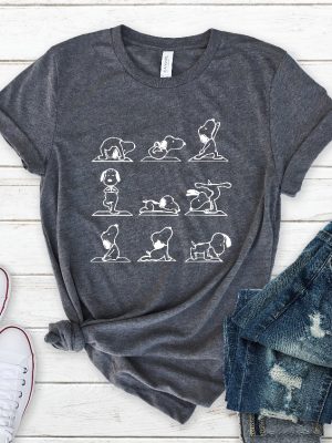 Yoga Snoopy Shirt Namaste Snoopy Shirt Unique Gift For Dog Lover Unique Hoodie Mug revetee.com 6