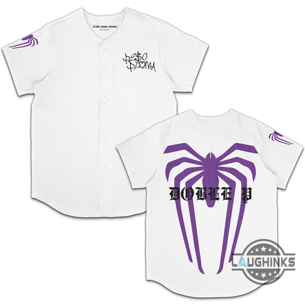 Spider Peso Pluma Shirt All Over Printed Baseball Jersey Shirt