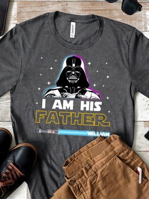 I Am Their Father Custom T Shirt Personalized Names Lightsaberss Shirt Unique Hoodie revetee.com 2