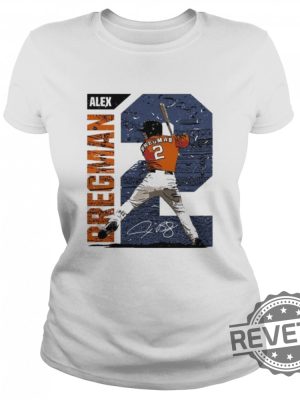 Baseball Houston Astros Alex Bregman Signature Tshirt Gift For Her Gift For Him revetee.com 2