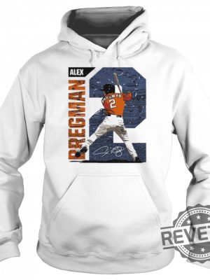 Baseball Houston Astros Alex Bregman Signature Tshirt Gift For Her Gift For Him revetee.com 3