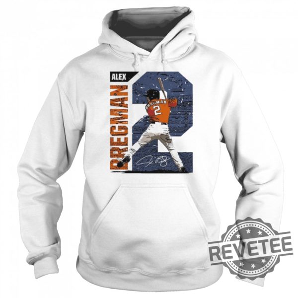 Baseball Houston Astros Alex Bregman Signature Tshirt Gift For Her Gift For Him revetee.com 3