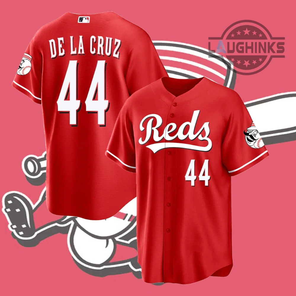 Cincinnati Reds Elly De La Cruz Jersey Number Best Baseball Elly De La ...