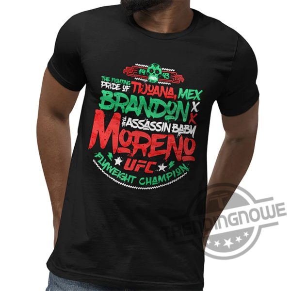 UFC Brandon Moreno Flyweight Champion Shirt trendingnowe.com 2