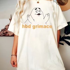 hbd grimace sweatshirt grimace birthday merch grimace birthday hoodie grimace shirt new laughinks.com 3
