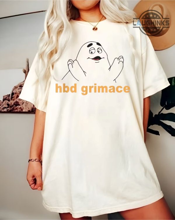 hbd grimace sweatshirt grimace birthday merch grimace birthday hoodie grimace shirt new laughinks.com 3