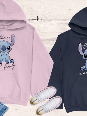 Ohana Means Family Shirt Stitch Funny Hoodie Long Sleeve Sweatshirt Mug revetee.com 2