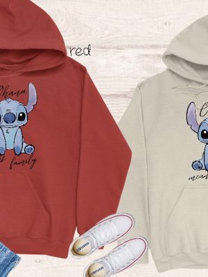 Ohana Means Family Shirt Stitch Funny Hoodie Long Sleeve Sweatshirt Mug revetee.com 5