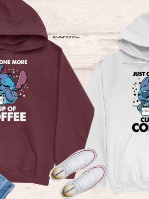 Just One More Cup Of Coffee Stitch Shirt Best Hoodie Long Sleeve Mug Unique Gift revetee.com 3