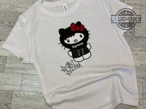 peso pluma hello kitty shirt supreme peso pluma merch hoodie sweatshirt t shirt long sleeve shirts mens womens youth kids laughinks.com 2