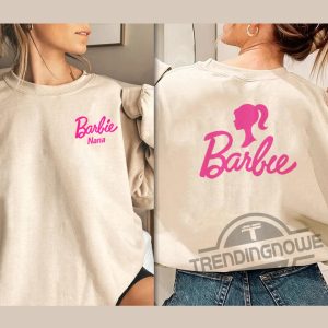 Custom Name Barbie Doll Shirt Barbie Movie 2023 T Shirt trendingnowe.com 5